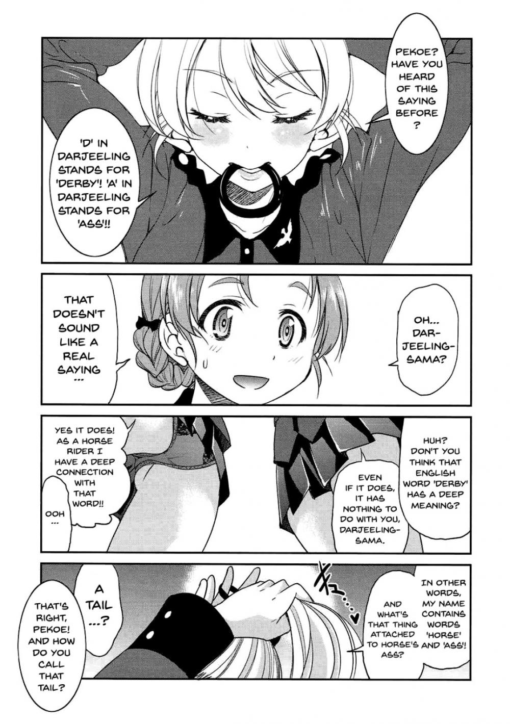 Hentai Manga Comic-Darjeeling-sama's Ponytail-Read-4